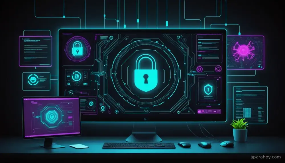 Ilustración generada con IA sobre: AWS Bedrock AgentCore añade autenticación con Private Key JWT para agentes