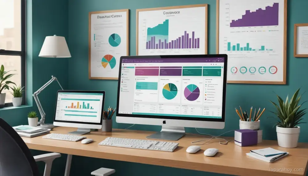 Ilustración generada con IA sobre: Amazon Quick introduce experiencia de catálogo con agentes IA para acelerar análisis de datos