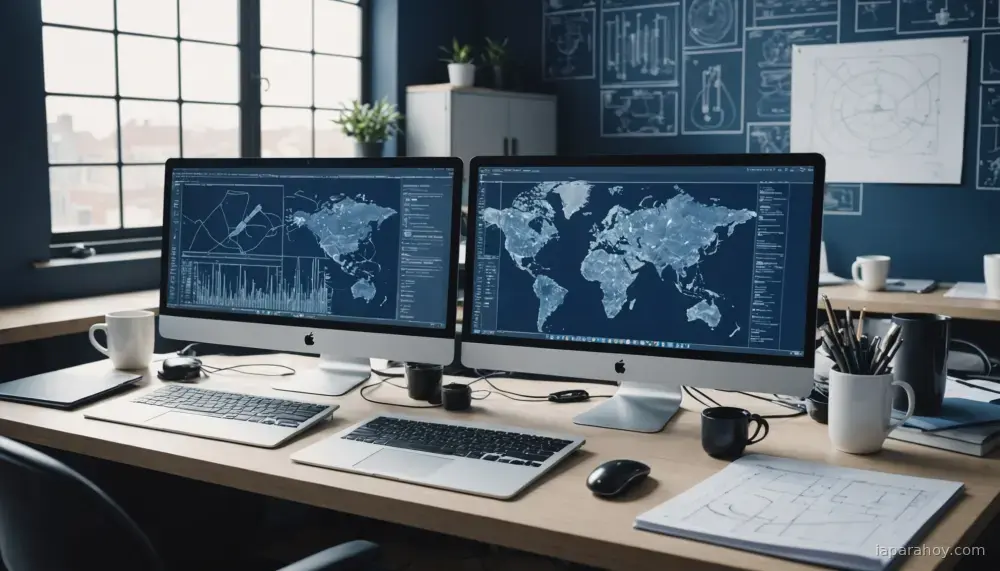 Ilustración generada con IA sobre: AWS publica guía para medir adopción de agentes Codex con observabilidad nativa