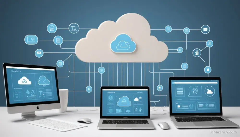 Ilustración generada con IA sobre: AWS publica arquitectura para conectar agentes cloud a herramientas locales mediante MCP