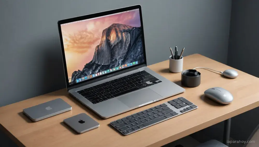 Ilustración generada con IA sobre: Meta AI lanza aplicación para Mac con integración de pantalla y voz