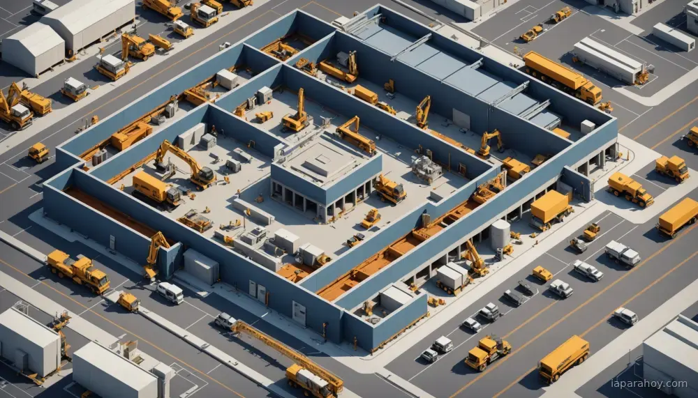 Ilustración generada con IA sobre: ONESTRUCTION desarrolla modelo especializado Ishigaki-IDS para flujos BIM con AWS