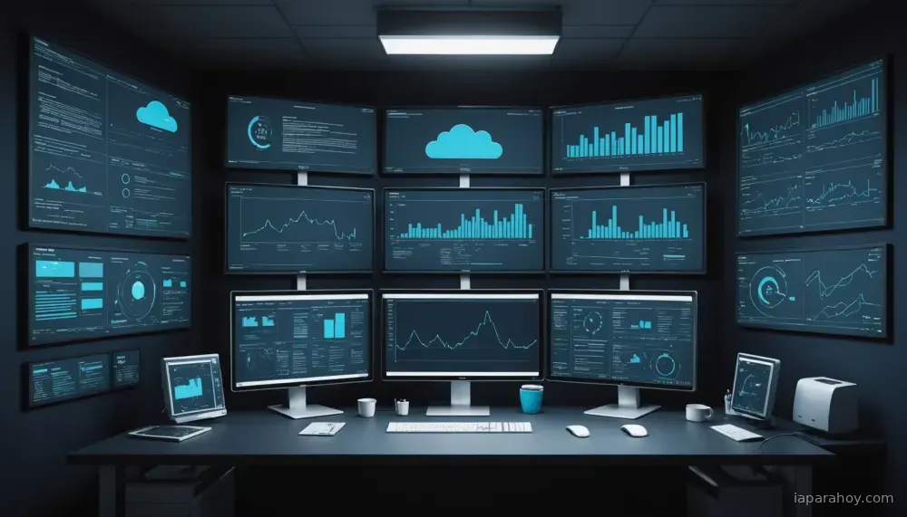 Ilustración generada con IA sobre: AWS lanza plataforma de agentes para automatizar ingeniería de datos en horas