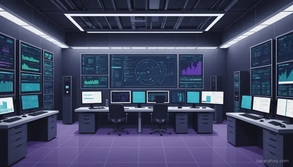 Ilustración generada con IA sobre: AWS integra visualizaciones interactivas en agentes con Amazon OpenSearch Service MCP Apps