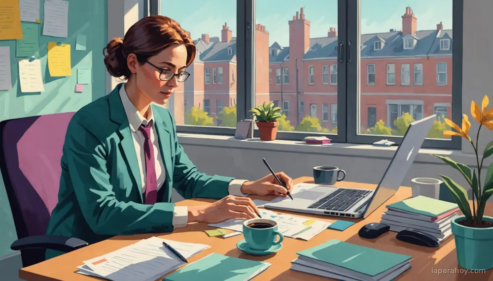 Ilustración generada con IA sobre: Anthropic lanza Claude Cowork: agente de IA para tareas de escritorio sin programación