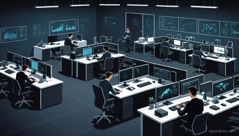 Ilustración generada con IA sobre: Dan Shapiro propone modelo de cinco niveles para programación asistida por IA