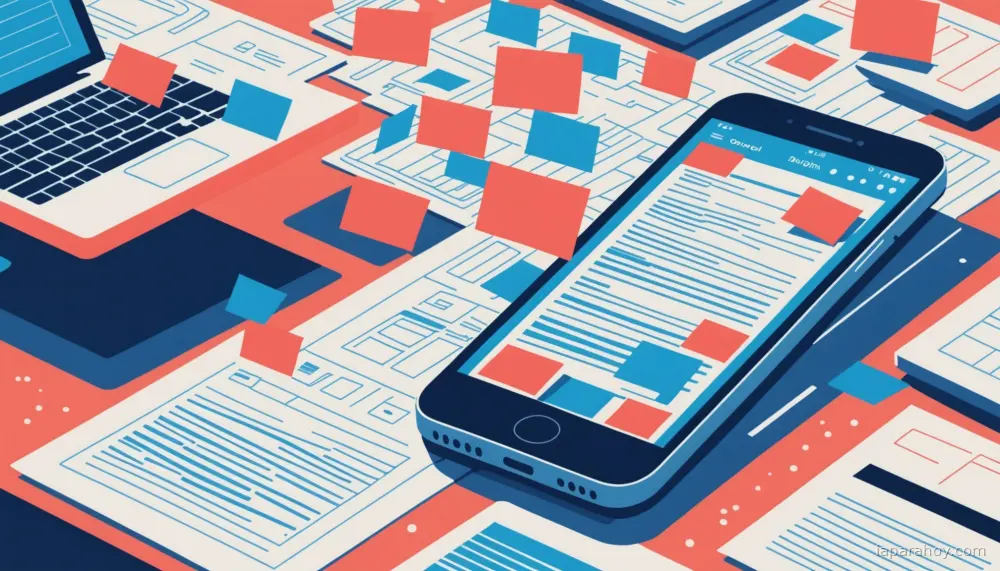 Ilustración generada con IA sobre: Redes sociales de agentes IA generan comportamientos no deseados y riesgos de manipulación