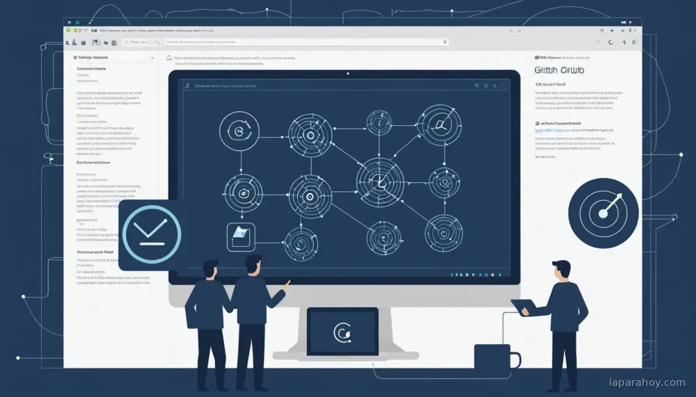Ilustración generada con IA sobre: Vouch: sistema para controlar contribuciones no autorizadas en proyectos open source