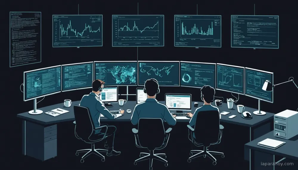 Ilustración generada con IA sobre: Un ingeniero de OpenAI automatiza investigación con agentes de IA por 10.000 dólares