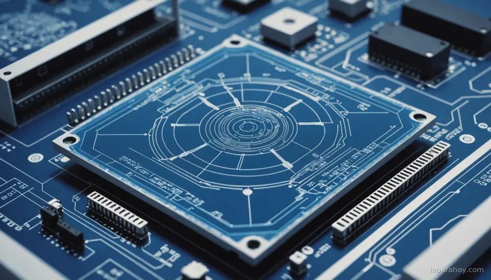 Ilustración generada con IA sobre: Taalas ejecuta Llama 3.1 8B a 17.000 tokens por segundo con hardware personalizado