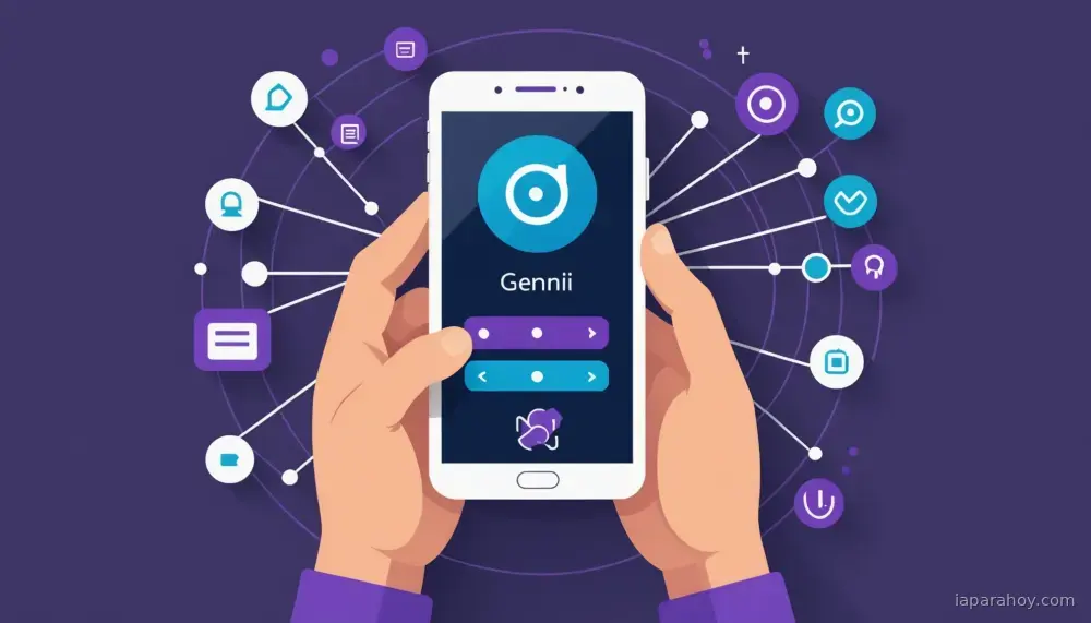Ilustración generada con IA sobre: Google permite desactivar marcas visibles en Gemini, manteniendo SynthID invisible obligatorio