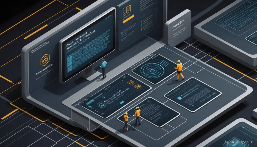 Ilustración generada con IA sobre: Reportes de seguridad generados por IA para Linux mejoran de calidad sustancialmente