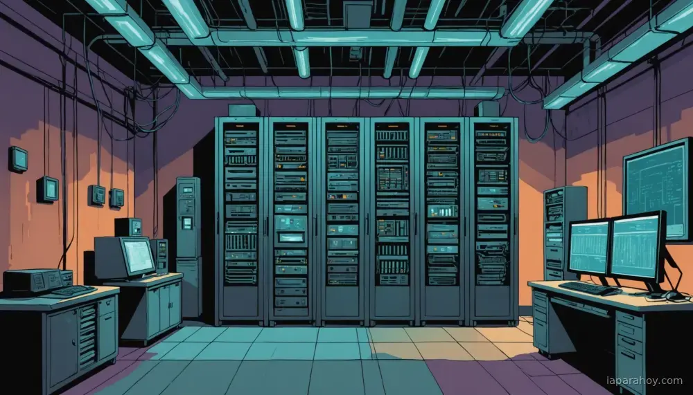 Ilustración generada con IA sobre: Crawshaw propone usar IA para automatizar actualizaciones de software