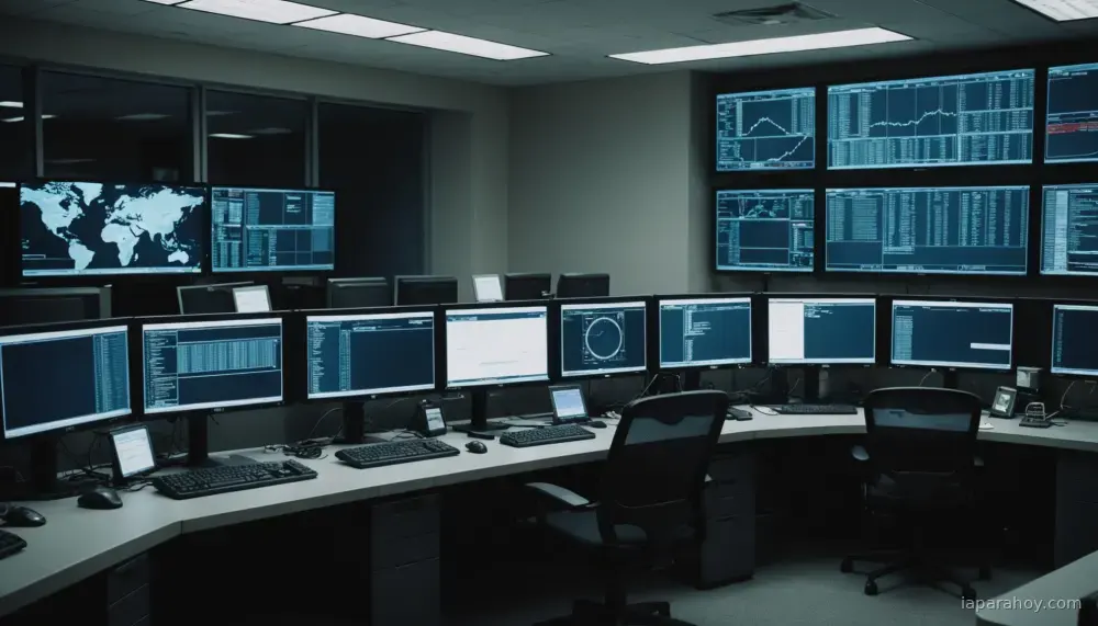 Ilustración generada con IA sobre: FortiGuard: ransomware crece 389% impulsado por IA como multiplicador de ataques automatizados