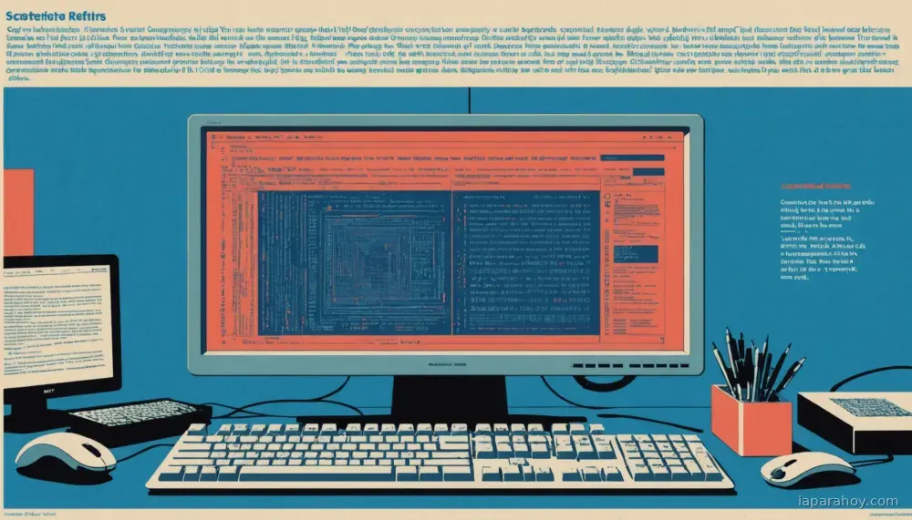 Ilustración generada con IA sobre: ShieldFont: fuente abierta que envenena datos para bloquear scraping de IA