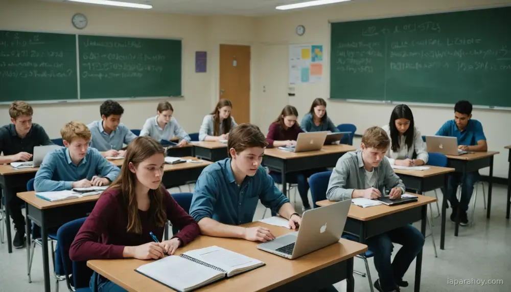 Ilustración generada con IA sobre: Estudio de OpenAI examina efecto de ChatGPT en pensamiento crítico de estudiantes