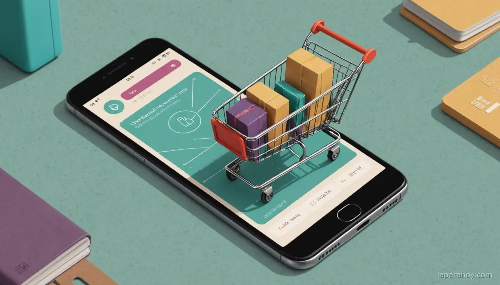 Ilustración generada con IA sobre: Google amplía Gemini con protocolo de comercio autónomo y transacciones directas