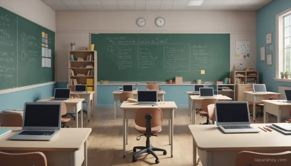Ilustración generada con IA sobre: OpenAI expande ChatGPT for Teachers a 55 distritos escolares en EEUU