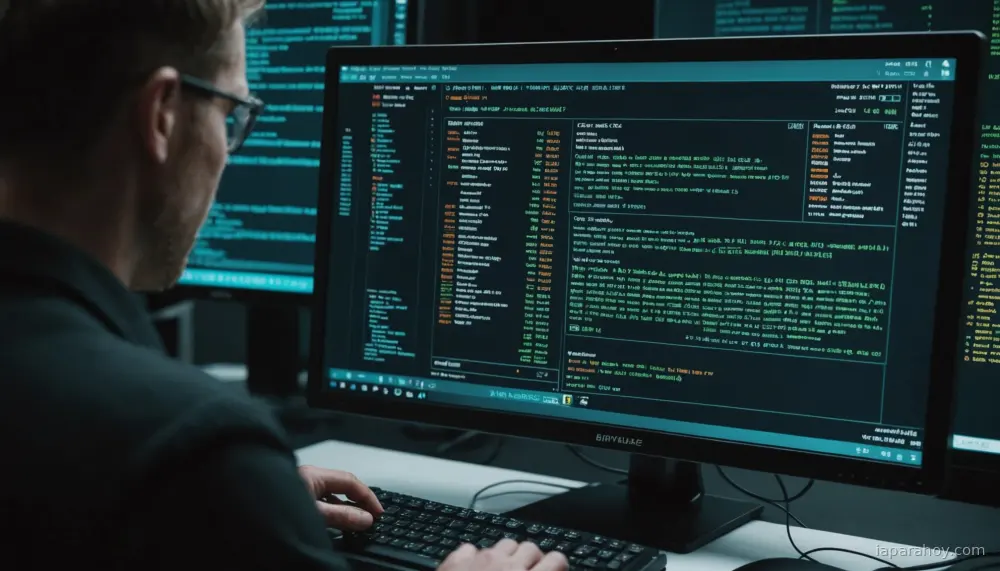 Ilustración generada con IA sobre: Delincuentes usan IA para programar malware, pero cometen errores críticos