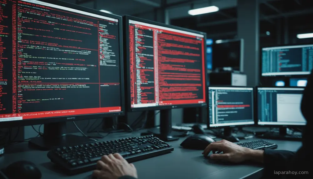 Ilustración generada con IA sobre: Anthropic corrige tres vulnerabilidades críticas en Claude Code que permitían ejecución remota