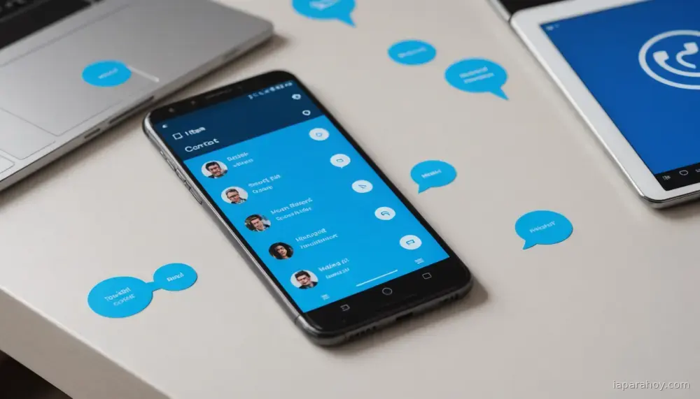Ilustración generada con IA sobre: WhatsApp probará en beta integración de agentes de IA de terceros en chats
