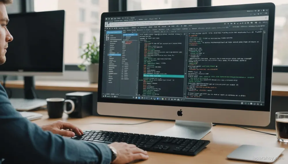 Ilustración generada con IA sobre: Laravel lanza plugin con agente de limpieza de código para Claude Code