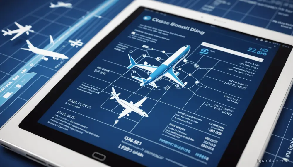 Ilustración generada con IA sobre: Gemini integrado en Google Flights mejora búsqueda de vuelos baratos con análisis contextual