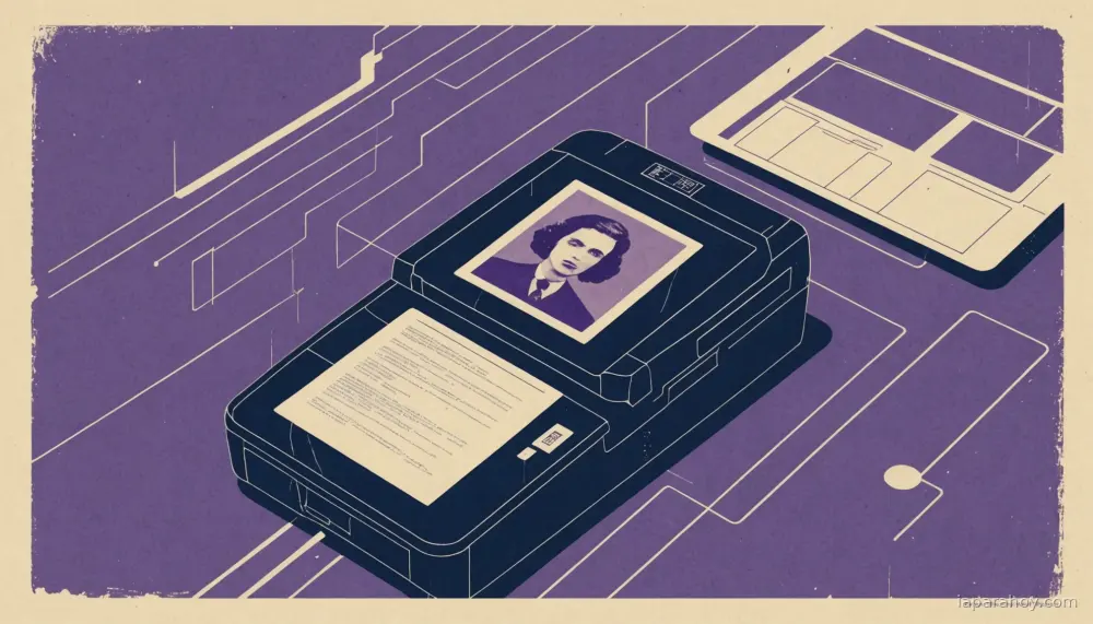 Ilustración generada con IA sobre: Qué hacen realmente las herramientas de mejora de fotos con IA: guía práctica