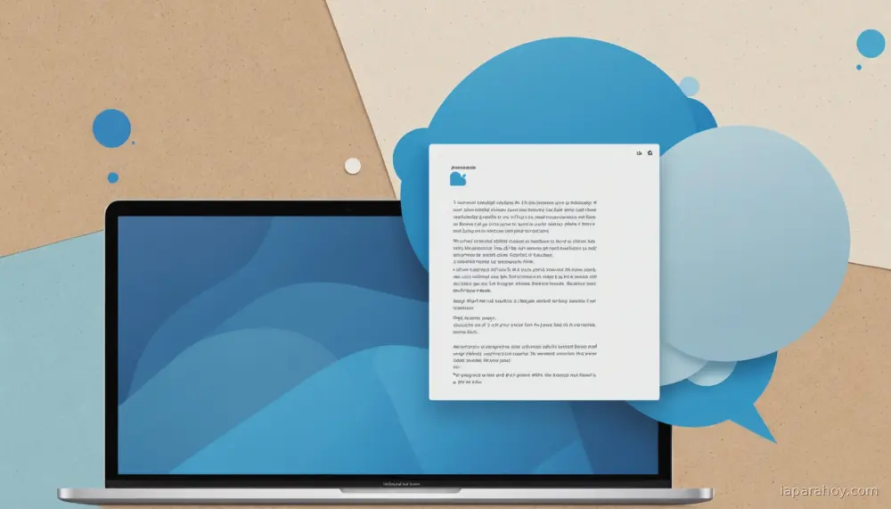 Ilustración generada con IA sobre: Google lanza app de Gemini para Mac con acceso flotante
