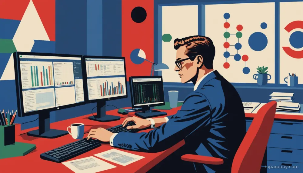 Ilustración generada con IA sobre: Cómo un desarrollador usó Claude Code para crear un colorizador de logs de Nginx