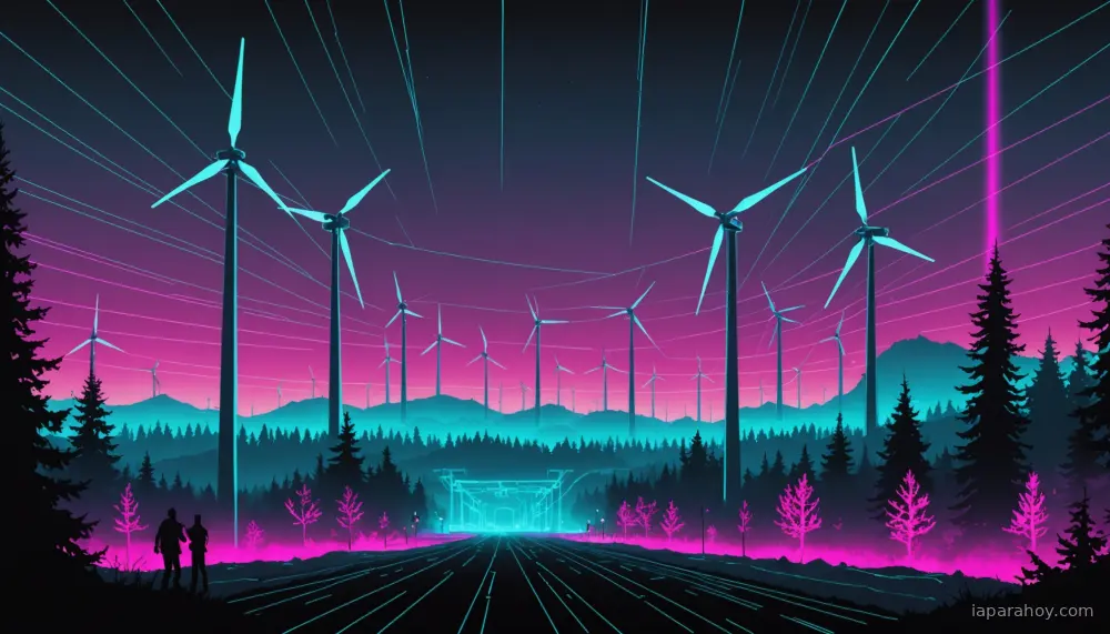 Ilustración generada con IA sobre: Nebius invertirá 10.000 millones en megacentro de IA en Finlandia