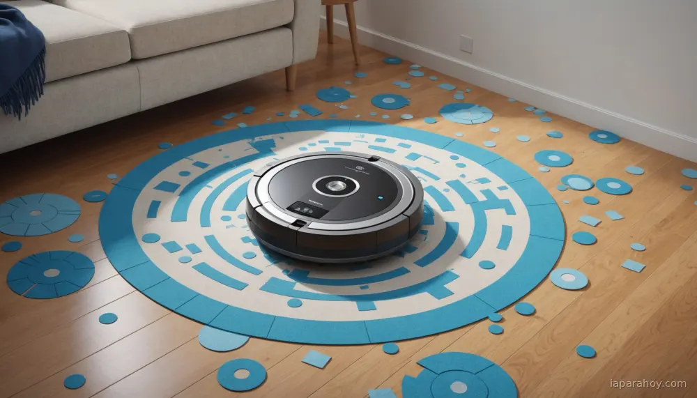 Ilustración generada con IA sobre: Samsung presenta la Bespoke AI Jet Bot Steam Ultra, aspiradora robot con visión e IA
