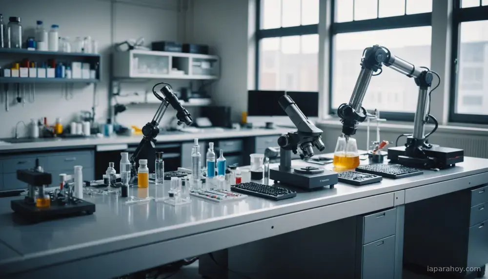 Ilustración generada con IA sobre: Anthropic presenta estándar para que agentes de IA operen con seguridad en laboratorios e industria