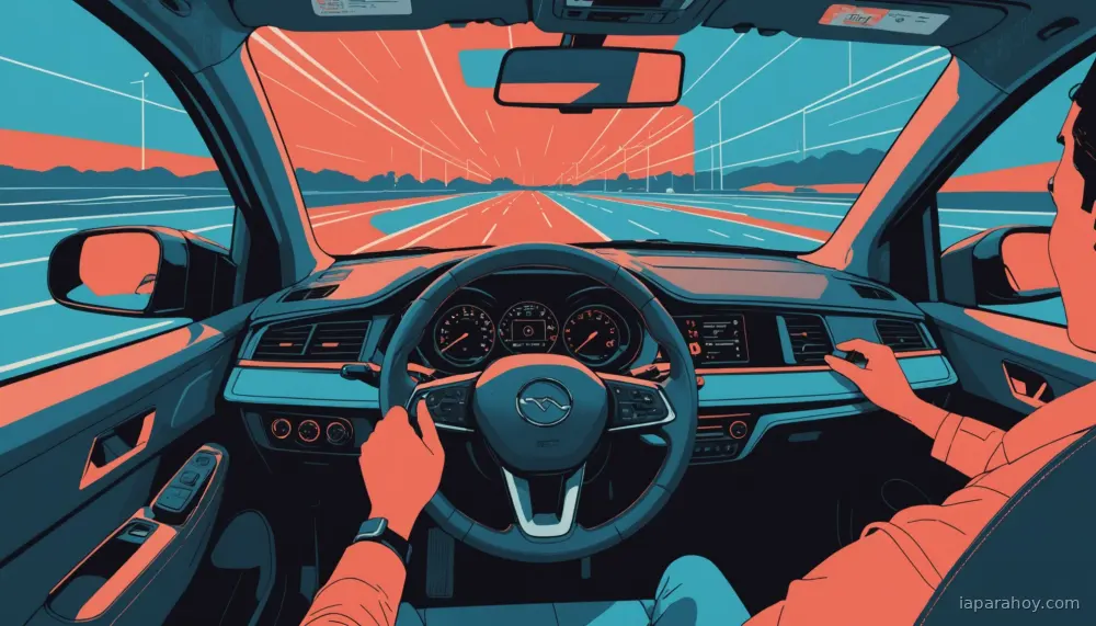 Ilustración generada con IA sobre: Volvo integra Gemini de Google en el EX60 para mejorar el asistente del vehículo
