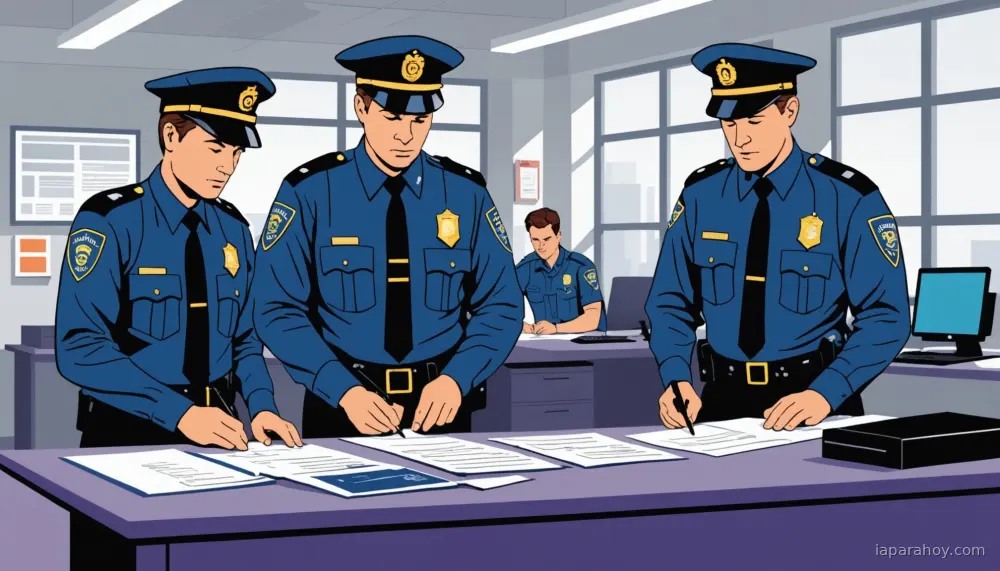 Ilustración generada con IA sobre: Policía británica admite uso de Microsoft Copilot con alucinaciones en decisión sobre afición