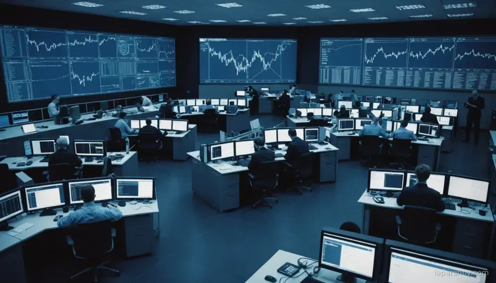 Ilustración generada con IA sobre: Apple recupera la posición de empresa más valiosa del mundo, superando a Nvidia