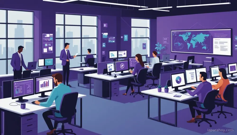 Ilustración generada con IA sobre: Meta planea crear negocio de infraestructura en la nube para vender acceso a IA