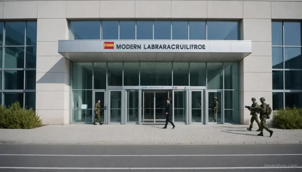 Ilustración generada con IA sobre: España inaugura Stella Maris, laboratorio de supercomputación para IA y defensa