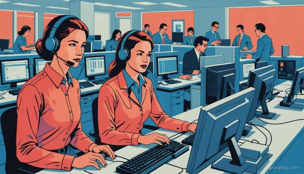 Ilustración generada con IA sobre: Cars24 implementa agentes de voz y chat de OpenAI para procesar 1M+ minutos mensuales