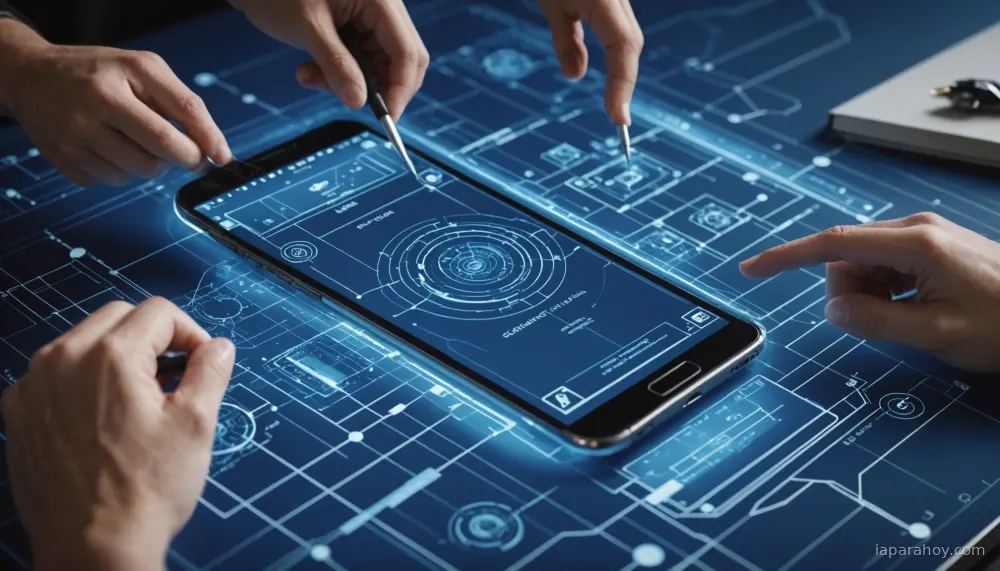 Ilustración generada con IA sobre: Samsung presenta Galaxy S26 con inteligencia artificial integrada en móvil
