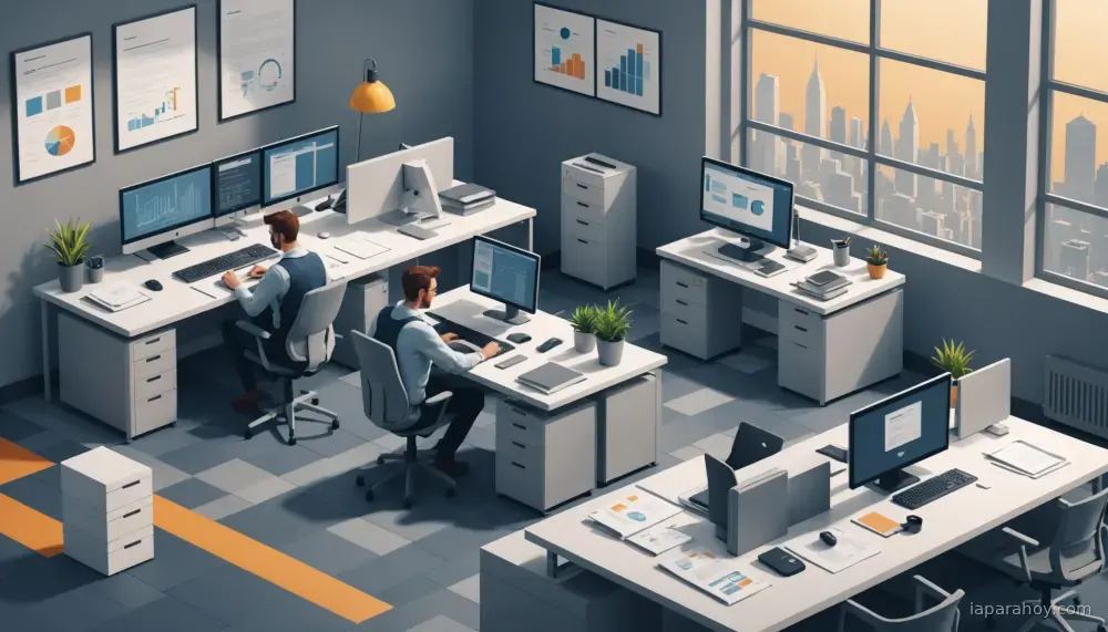 Ilustración generada con IA sobre: OpenAI presenta ChatGPT Work, agente capaz de ejecutar tareas autónomas en aplicaciones
