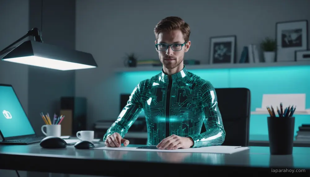Ilustración generada con IA sobre: Razer presenta Project Ava, un asistente holográfico con IA para tareas y trabajo