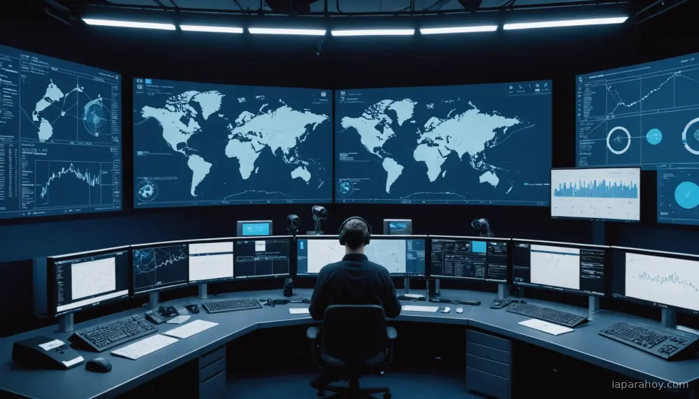 Ilustración generada con IA sobre: FIFA y Lenovo presentan 'Football AI Pro' para mejorar experiencia del Mundial 2026