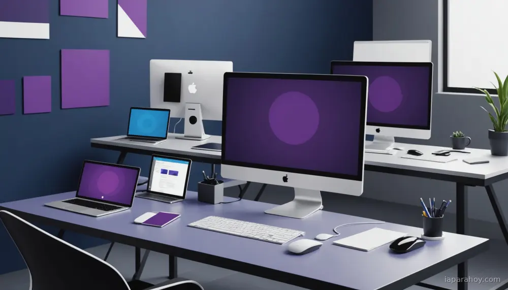 Ilustración generada con IA sobre: HP presenta portátiles y periféricos de empresa con IA integrada en el CES 2026
