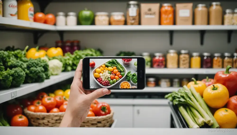 Ilustración generada con IA sobre: Instacart lanza Clementine, asistente de IA conversacional para compras de supermercado