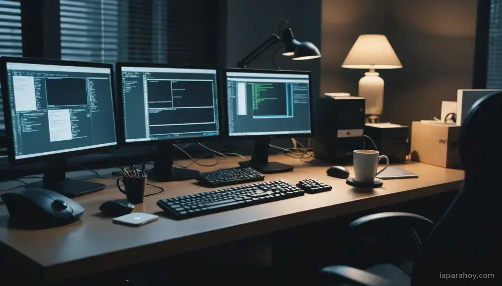 Ilustración generada con IA sobre: Estudios de UDIT, Stanford y DigitalES vinculan la IA a la caída del empleo junior en tecnología