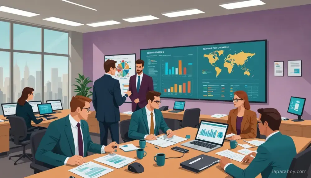 Ilustración generada con IA sobre: OpenAI añade controles de gasto y análisis de uso para ChatGPT Enterprise