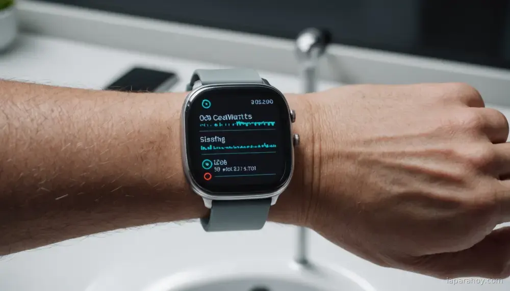 Ilustración generada con IA sobre: Apple rediseña su app Health con IA para calcular 'edad de salud' y puntuación de preparación
