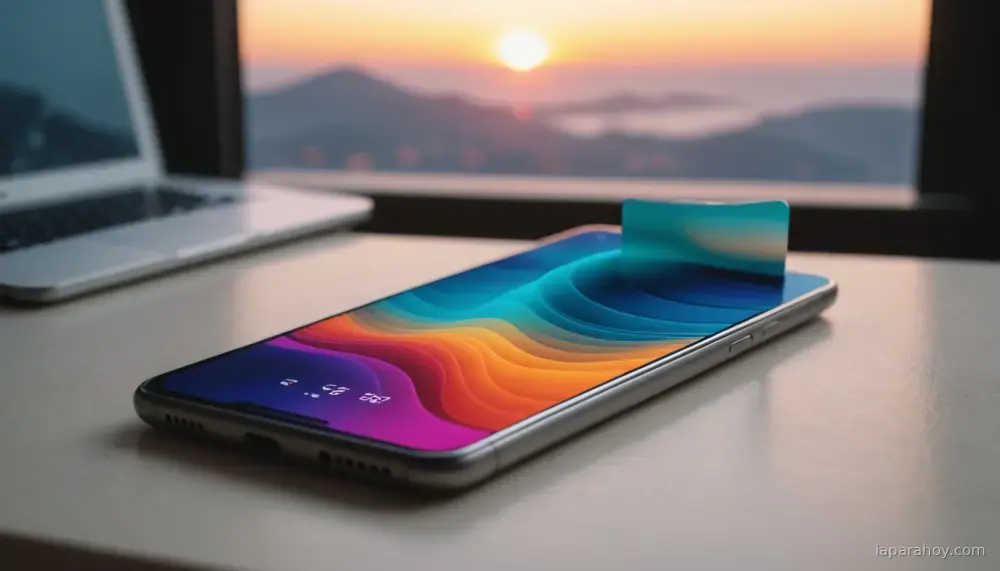 Ilustración generada con IA sobre: Siri con IA llegará en español en octubre de 2026 junto al iPhone 18