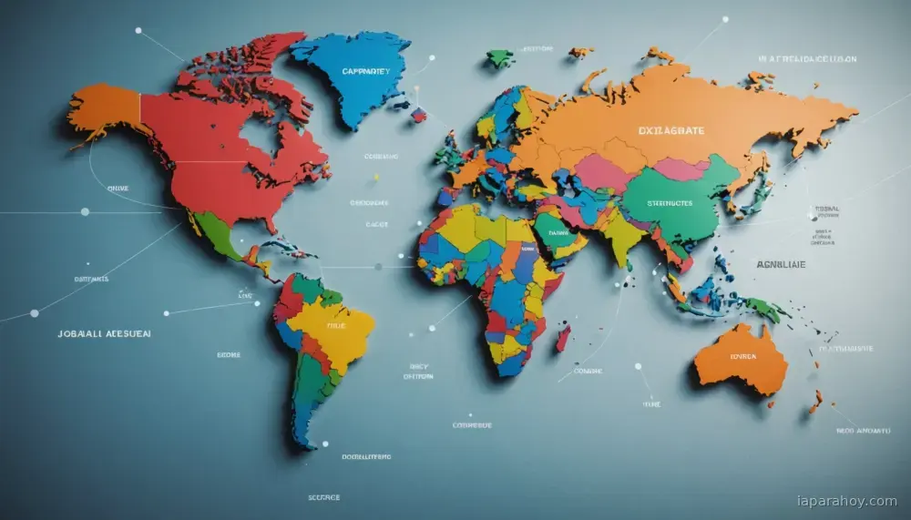 Ilustración generada con IA sobre: OpenAI propone políticas para que los países cierren la brecha de capacidades en IA